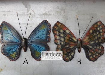 Lw23 set gietijzeren vlinders 24x20cm4